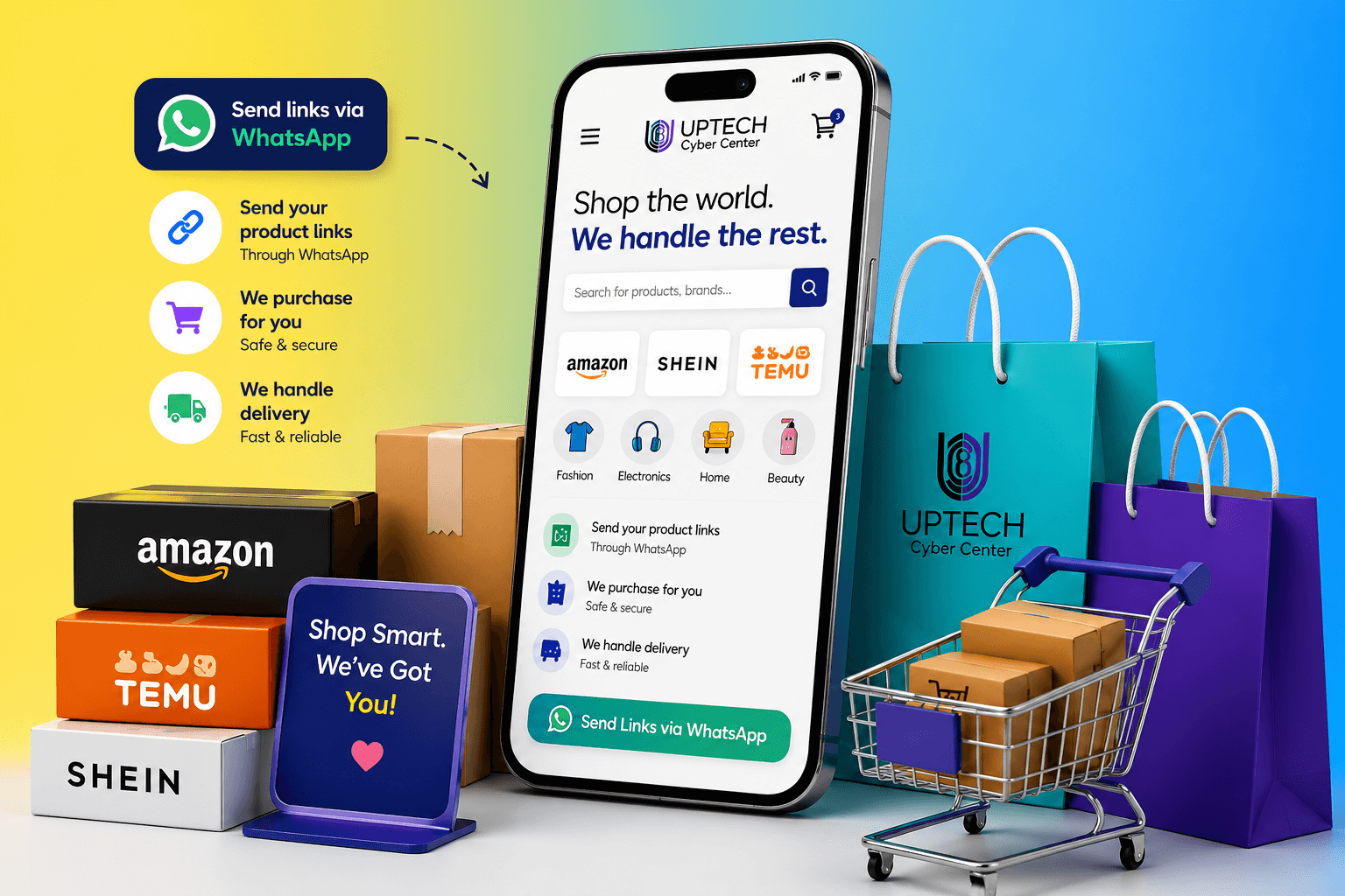 Online shopping assistance