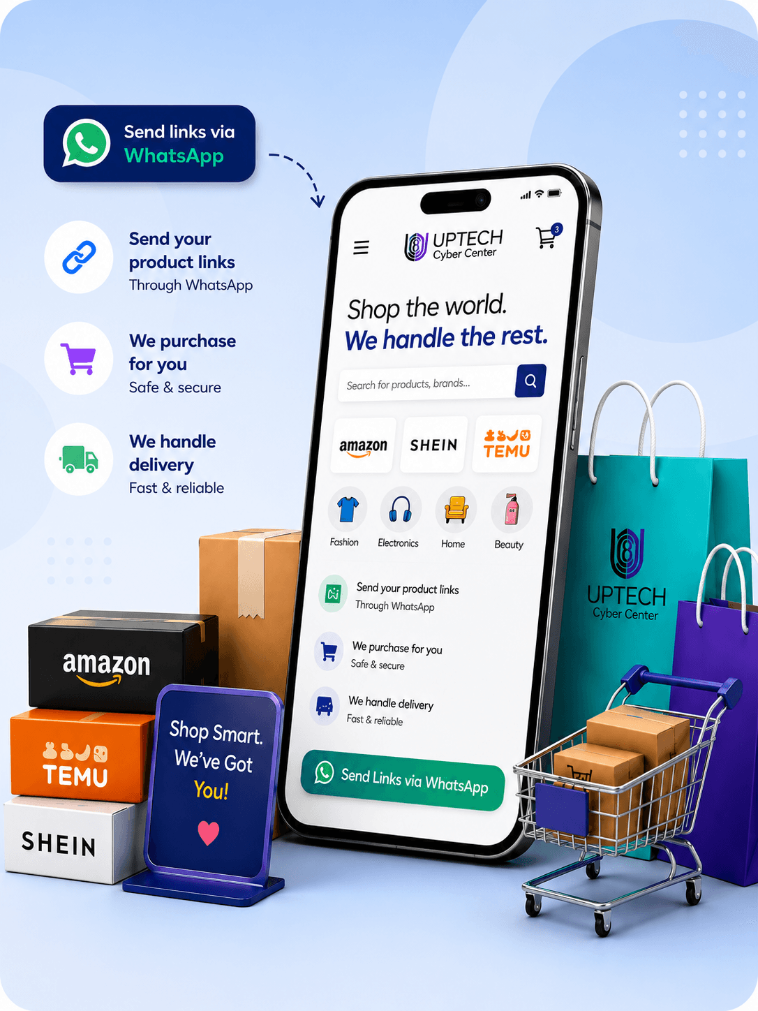 Online shopping assistance